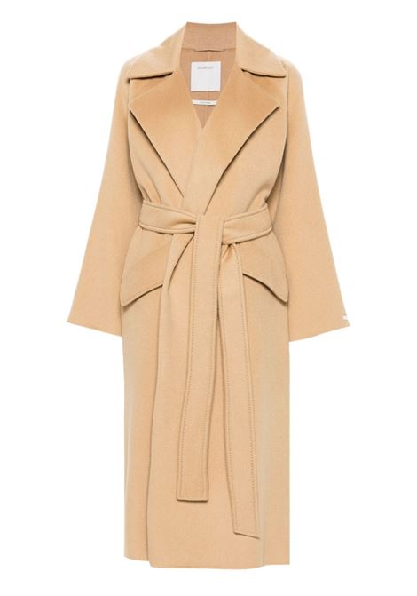 Beige orense belted coat Maxmar Sportmax - women